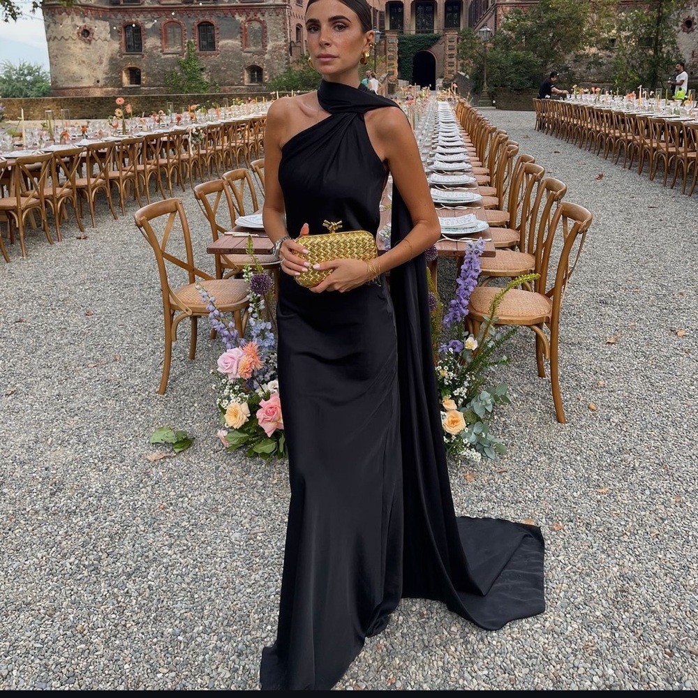 Kaoa Black Maxi Backless Dress (NWT)